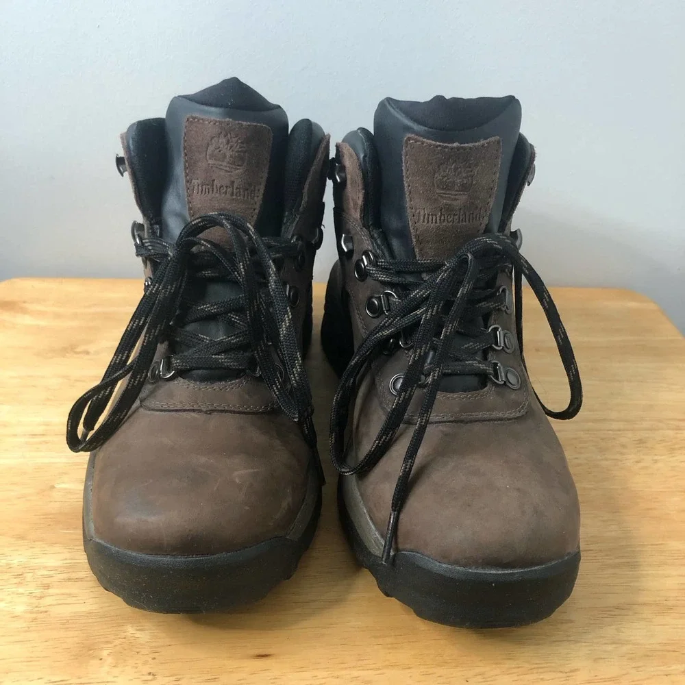 Timberland Flume Mid Waterproof Leather Hiking Boots #18128 | Men's Size 7.5